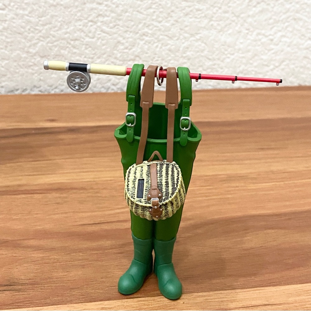 2019 HALLMARK Keepsake Wading For A Nibble Fishing Ornament